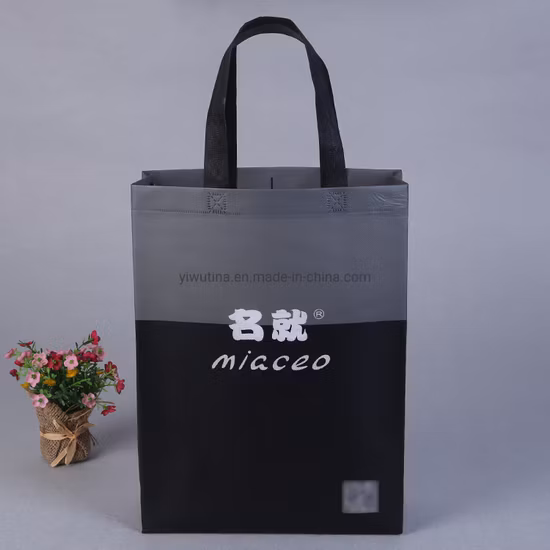 Sac fourre-tout promotionnel personnalisé tissé en PP non tissé, sac isotherme, sac en coton, sac en toile, sac à cordon