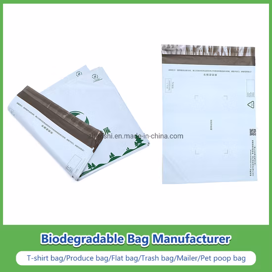 Customized PLA+Pbat+Corn Starch Biodegradable Compostable Envelope Mailing Bags