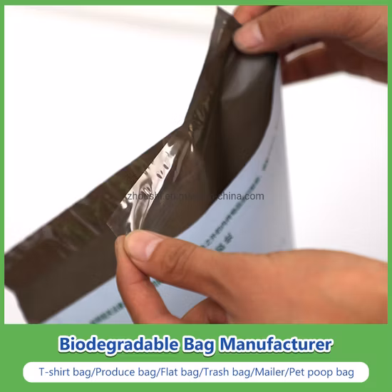 Customized PLA+Pbat+Corn Starch Biodegradable Compostable Envelope Mailing Bags