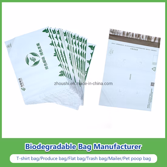 Customized PLA+Pbat+Corn Starch Biodegradable Compostable Envelope Mailing Bags
