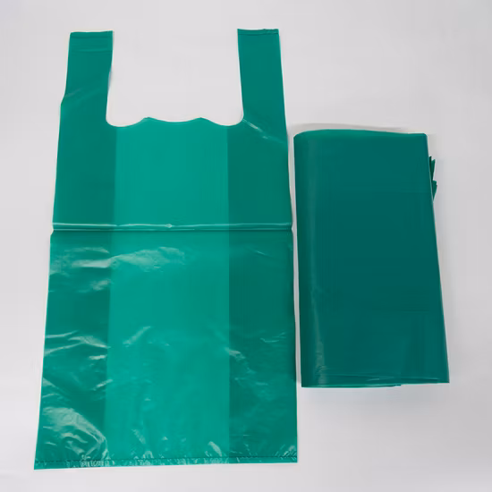 Sac en plastique coloré (sac T-shirt / sac gilet) / sac à provisions