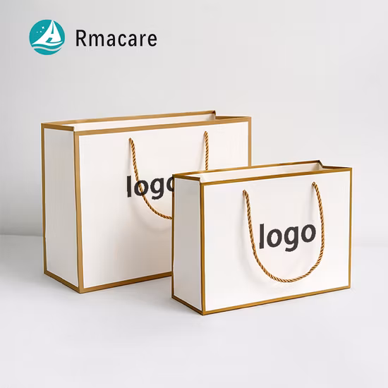Sac cadeau de luxe Emballage en papier personnalisé Sac à provisions/sac en papier pour vêtements
